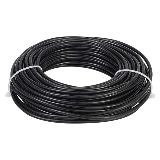 Fashewelry 52 Feet 4mm Black Aluminum Wire Bendable Metal Craft Wire by FASHEWELRY