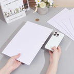 BENECREAT 5 Sheets 3mm White Foam Boards 11.8x7.8inch Rectangle Foam PVC Sheet - Image 5