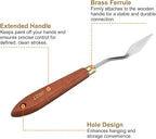 HARFINGTON Palette Knife Painting Tool 1.77" x 0.67" Stainless Steel Teardrop - Image 5