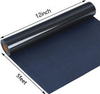 guangyintong Heat Transfer Vinyl Glitter Black HTV Rolls, Glitter Black HTV - Image 2