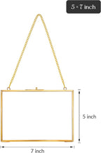 REDHUGO Hanging Pressed Flower Frame Handmade, Double Glass Picture Frame - Image 6