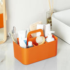 Multiuse Caddy Organizer with Handle, Portable Divided Plastic Tote Bin - Image 3