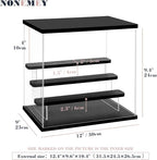 NONEMEY LED Acrylic Display Case, 4 Tier Display Case - Image 2