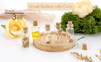 Ellbest 25Pack 3ml Mini Clear Glass Bottles - Image 5