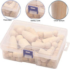 50 Pack Unfinished Wooden Peg Dolls & Figures - Image 5