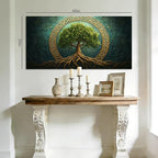 ZESTRILIA Celtic Tree of Life Canvas Wall Art, Timeless Mystical Bohemian - Image 8