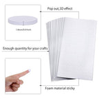 Outus 2400 Pieces Foam Dots Dual-Adhesive 3D Foam Tapes Pop Dots Adhesive Mount - Image 2