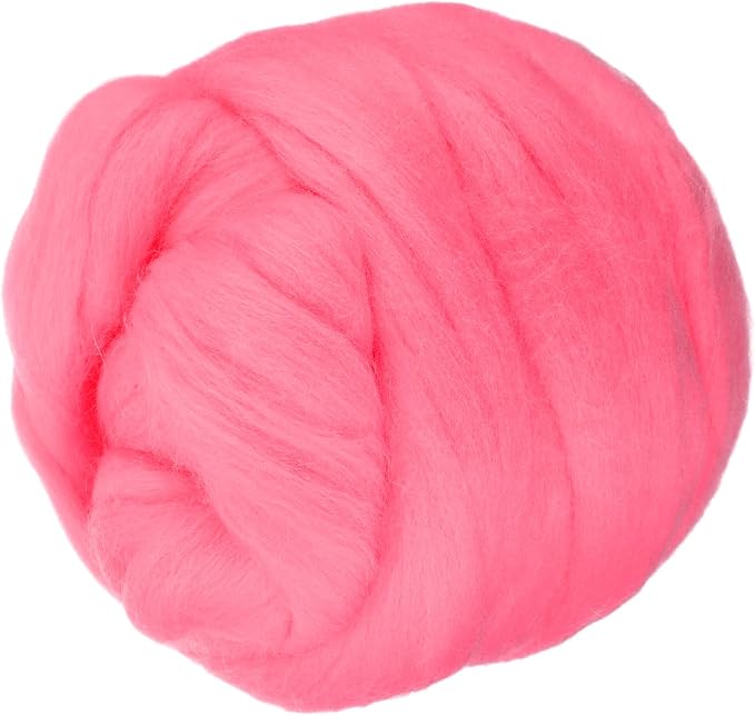 PATIKIL Wool Roving Yarn, 80G/2.82OZ Soft Felting Wool Pure Chunky Roving Yarn by PATIKIL