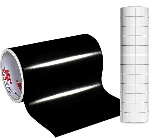 ORACAL 651 Permanent Adhesive Black Gloss Vinyl by Orafol