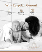 Set of 4 Pillow Cases King, 800 TC 100% Egyptian Cotton, Silky Soft Sateen - Image 5