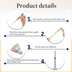 13 PCS Punch Needle Kit Embroidery Punch Needle Tool Punch Needles - Image 3
