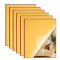 Gold Mirror Acrylic Sheets 12x16Inches, 6 Pack|1/8" Thick, Reflective Acrylic by SAKRNIC