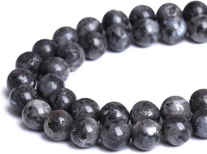 4mm 90pcs Natural Black Labradorite Stone Beads Round Larvikite Beads - Image 4
