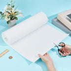 BENECREAT 118x15.7inch Felt Roll, Floral White Craft Felt Fabric, 2mm Thick - Image 3