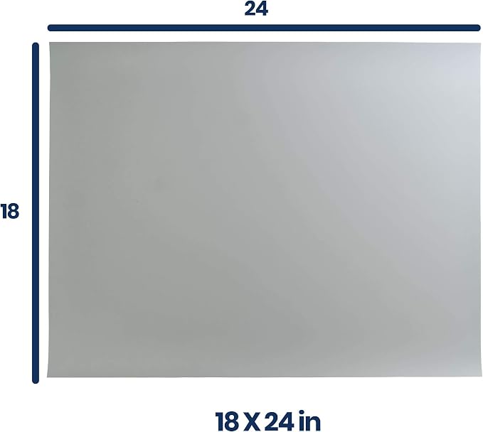 Pacific Arc Vinyl Board Cover. Self Healing and Stain Resistant Gray/White Sheet - Image 2