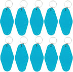 10pcs Blank Hotel Keychains Bulk Vintage Motel Keychain Vinyl HTV printing by Nwsrayu