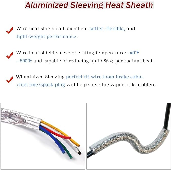 Fuel Line Heat Shield Heat wrap - Image 6