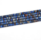 190pcs 4x2mm Dark Blue Natural Sea Sediment Imperial Jasper Heishi Disc - Image 2