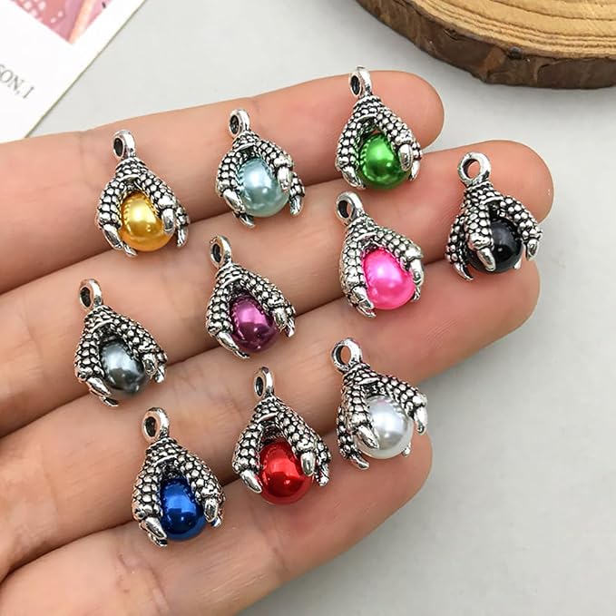 100pcs Bulk Lots Dragon Claw Beads Charms - Image 7