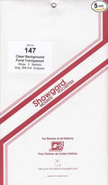 Strip Style Stamp Mounts Size 147 Clear by Showgard