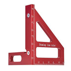 Aleric Imperial 3D Multi Angle Measuring Ruler, High Precision 45/90 Degree by Aleric