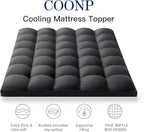 COONP Queen Mattress Topper, Extra Thick Pillowtop, Cooling Plush Mattress Pad - Image 2