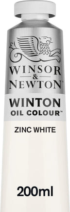 Winsor & Newton Winton Oil Color, 200ml Tube, Zinc White by WinsorNewton