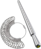 Meowoo Ring Sizer Measuring Tool Set, Metal Ring Guage by MeowooOfficial