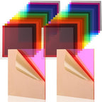 Geetery 30 Pcs Colored Acrylic Sheets, Plastic Boards by Geetery