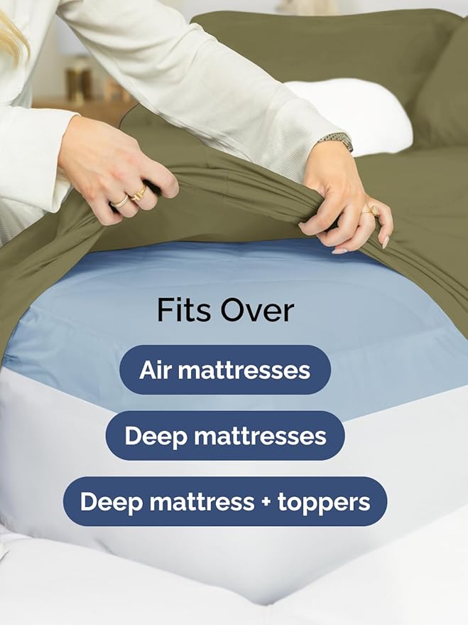 Extra Deep Cal King Fitted Sheet - Image 6