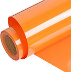 FUNKAKA Orange Heat Transfer Vinyl Rolls, HTV Vinyl by FUNKAKA