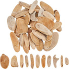 SUPERFINDINGS 300g Natural Driftwood Pieces DIY Dried Wood Sticks Oval Wooden by SUPERFINDINGS