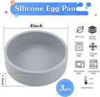 3Pcs ZHYEEDAA Air Fryer Egg Mold, Silicone Egg Molds, Individual Egg Bite Maker - Image 2