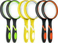 Leffis 6 Pack Magnifying Glass, 10X Non-Slip Handheld Reading Magnifier by Leffis