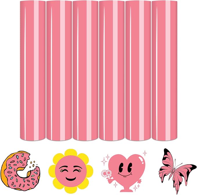 Tintnut Plumeria Color Heat Transfer Vinyl, easy cut & weed, stretch washable by Tintnut
