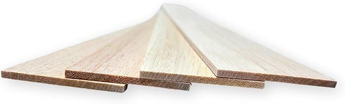 Proartek PK00042 Model BWH005X010 Pack of 10 Balsa Wood Sheets, and - Image 3