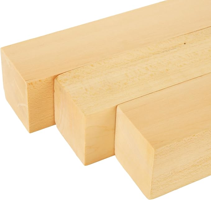Acrux7 8 Pack 8 x 2 x 2 Inch Basswood Carving Blocks, Natural Unfinished Bass - Image 8