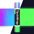 TECKWRAP Glow in the Dark Vinyl Permanent Chrome Vinyl, Opal White to Green by TECKWRAP