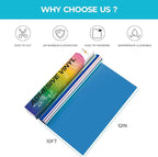 HTVRONT Holographic Opal Blue Permanent Vinyl - Image 2