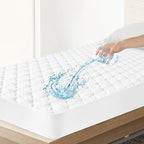 Twin Extra Long Mattress Protector Pad Waterproof Quilted, Breathable & Cooling - Image 4