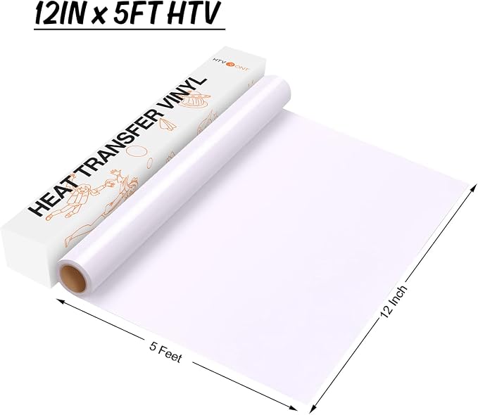 HTVRONT HTV Vinyl Rolls Heat Transfer Vinyl - Image 7