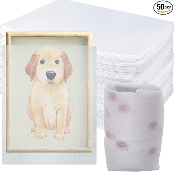 50PCS 16"x20" Cushion Foam Pouches, Moving and Packaging Supplies by YGPHO