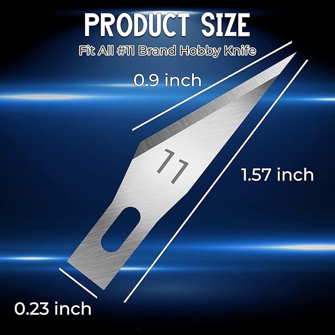 Jetmore 160 Pack Exacto Knife Blades 11, Craft Replacement Blades - Image 2