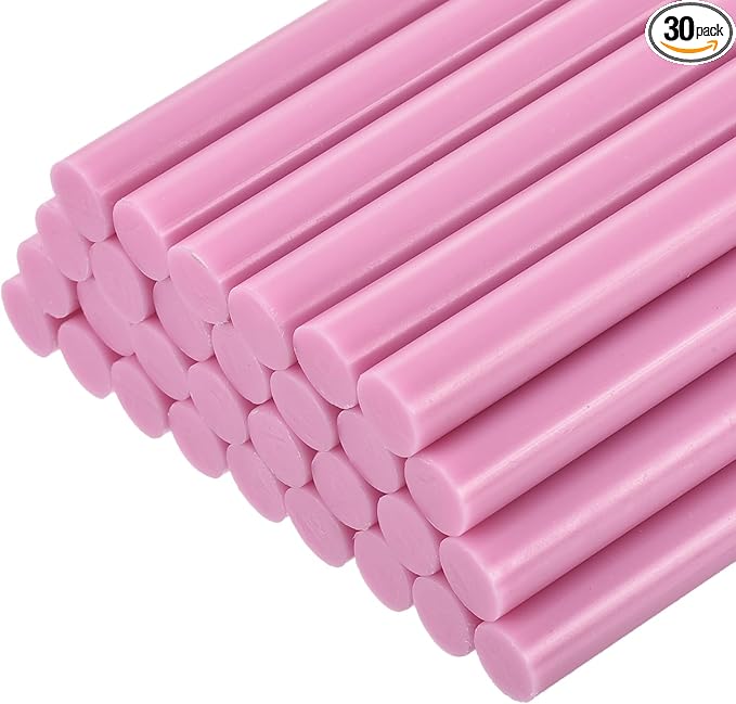 uxcell 30pcs Full Size Hot Glue Gun Sticks 8-inch x 0.43-inch High Sticky Large by uxcell