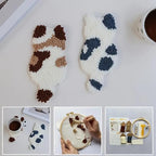 Avtytsda 2PCS Punch Needle Coaster Kit, Easy Punch Needle DIY Embroidery Set - Image 2