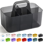 Multiuse Caddy Organizer with Handle, Portable Plastic Tote Bin - Image 8
