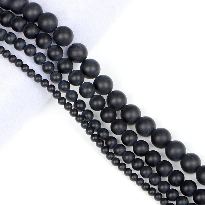 AD Beads Natural Gemstone Round Loose Beads 15" - Image 4