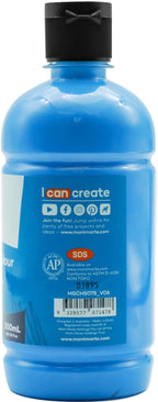Mont Marte Signature Fluoro Blue Acrylic Paint, Semi-Matte Finish, 12 Colors - Image 4