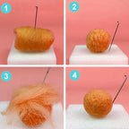 3.53oz Wool Roving, Wool Felting Supplies, Pure Wools, Chunky Yarn, Spinning - Image 8