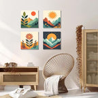 4 Pack Framed Paint by Numbers Kit - Image 2